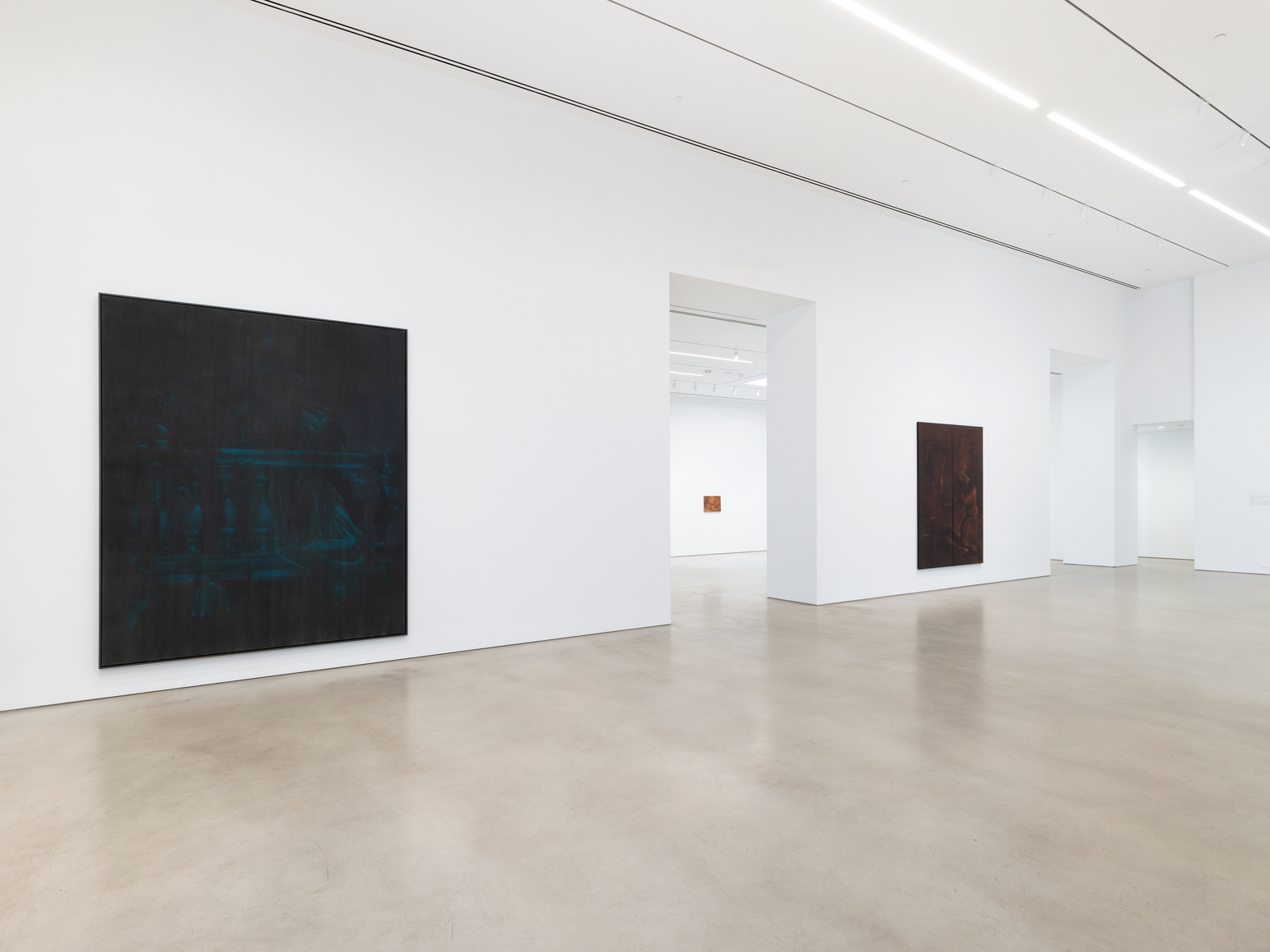 Installation view, Troy Brauntuch, Petzel, 2026.