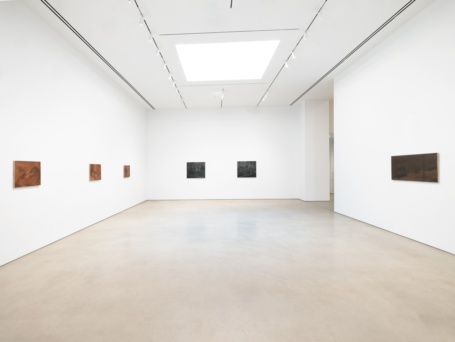 Installation view, Troy Brauntuch, Petzel, 2026.