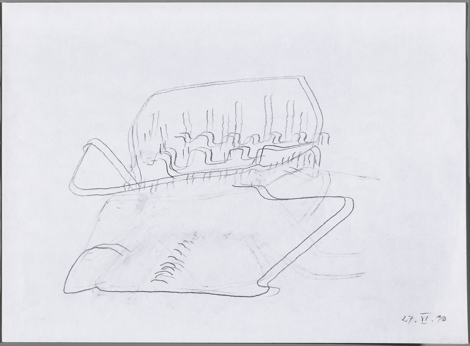 Maria Lassnig, Ohne Titel, 1990