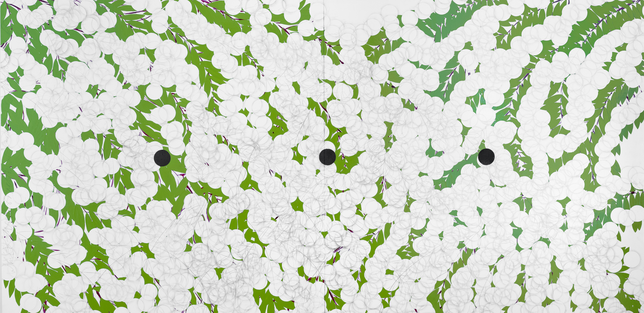 Donald Sultan: New Mimosa Paintings