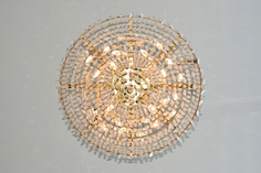 Zoe Strauss, Chandelier in Trump Plaza Lobby, Columbia Pl Entrance_9265. Atlantic City, NJ. July 2015, Archival Inkjet Print&nbsp;