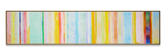 Robert Natkin, Untitled, c. 1975, acrylic on canvas, 24 x 117.5 inches/61 x 298.5 cm