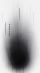 Halley_1910May10_7 2025 gelatin silver bromide print on Baryta paper in artist's raw metal frame