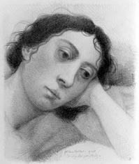 Alan Feltus, Study for Painting, 2005, pencil on Strathmore paper, 9 1/4 x 7 5/8 inches