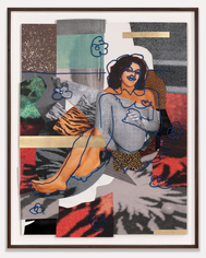 Mickalene Thomas, Jet Blue #24 Deux, 2025