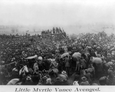 Spectacle terror lynching of Henry Smith in Paris, Texas,1893 (Courtesy Library of Congress).