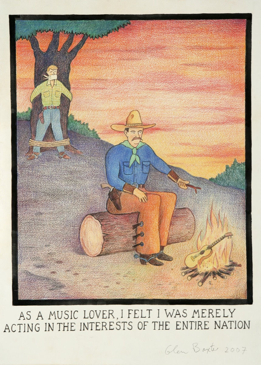 Glen Baxter In Gentian Uproar