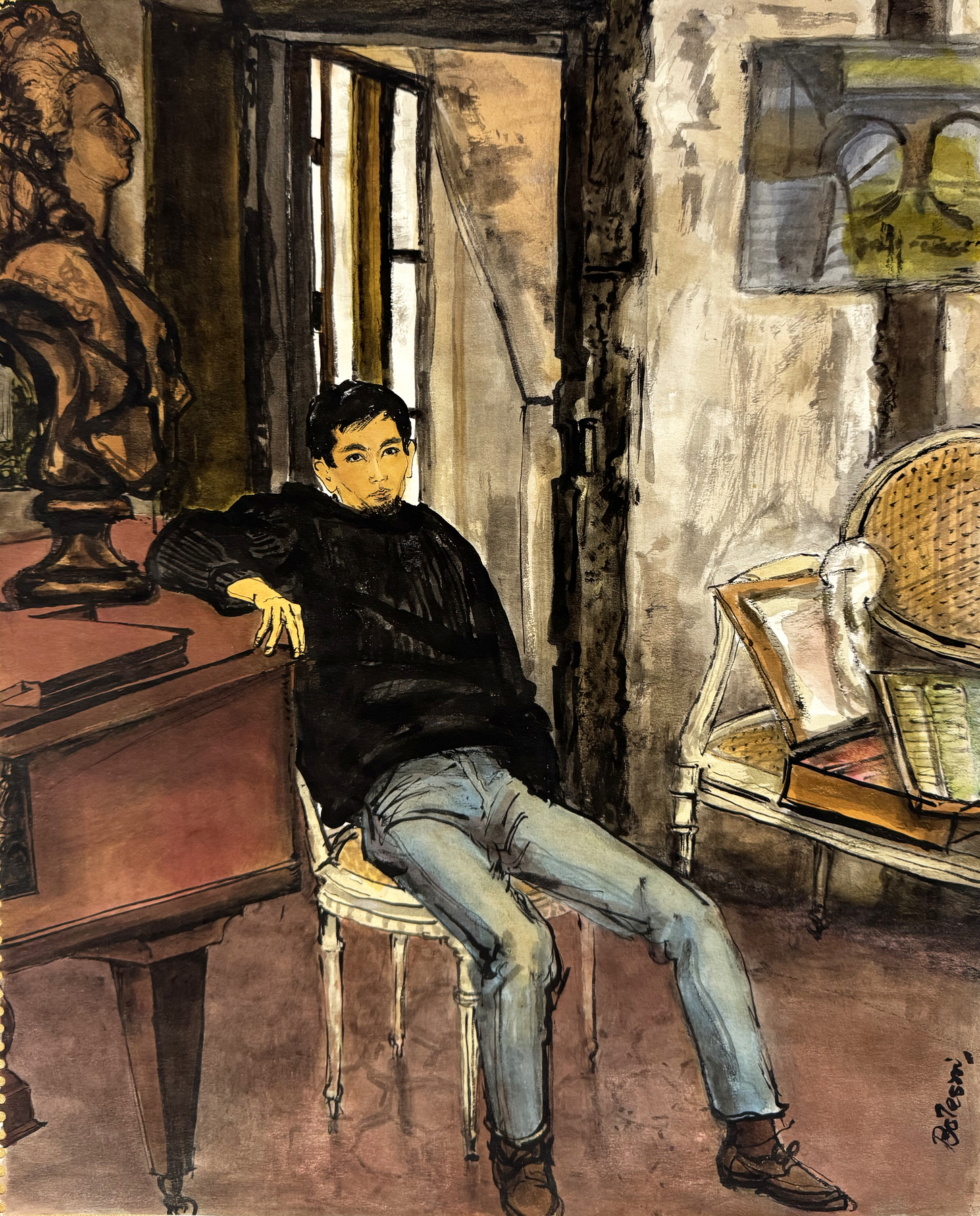 Saul Bolasni, Moraharu Shizume at Joe&rsquo;s, 1959