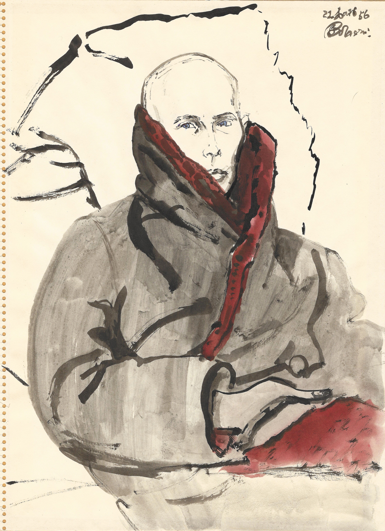 Saul Bolasni, David Hill, 1956