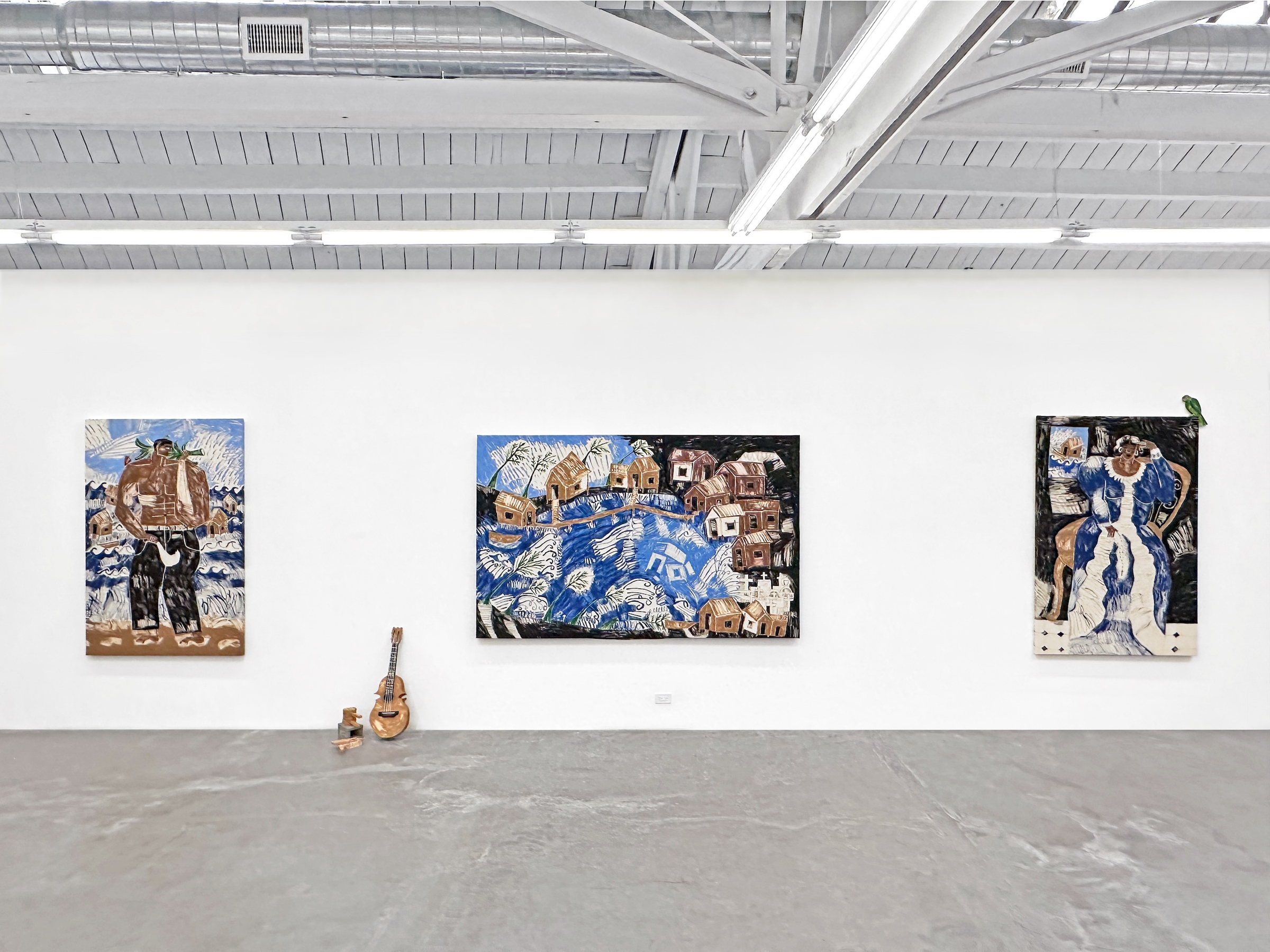 Installation view of Joshua Nazario Lugo: All&agrave; Afuera (Out There), on view March 11 &ndash; April 11, 2026
