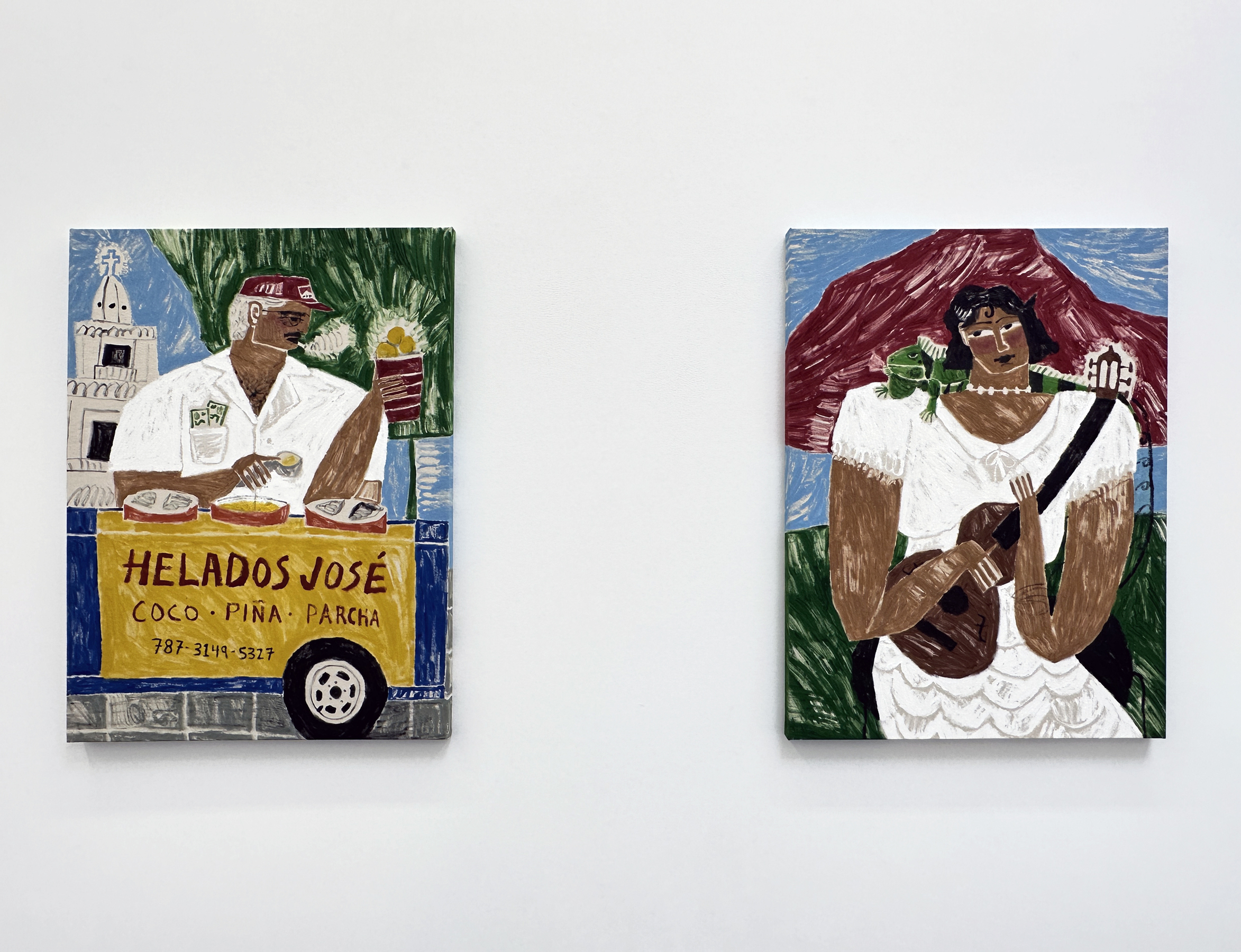 Installation view of Joshua Nazario Lugo: All&agrave; Afuera (Out There), on view March 11 &ndash; April 11, 2026