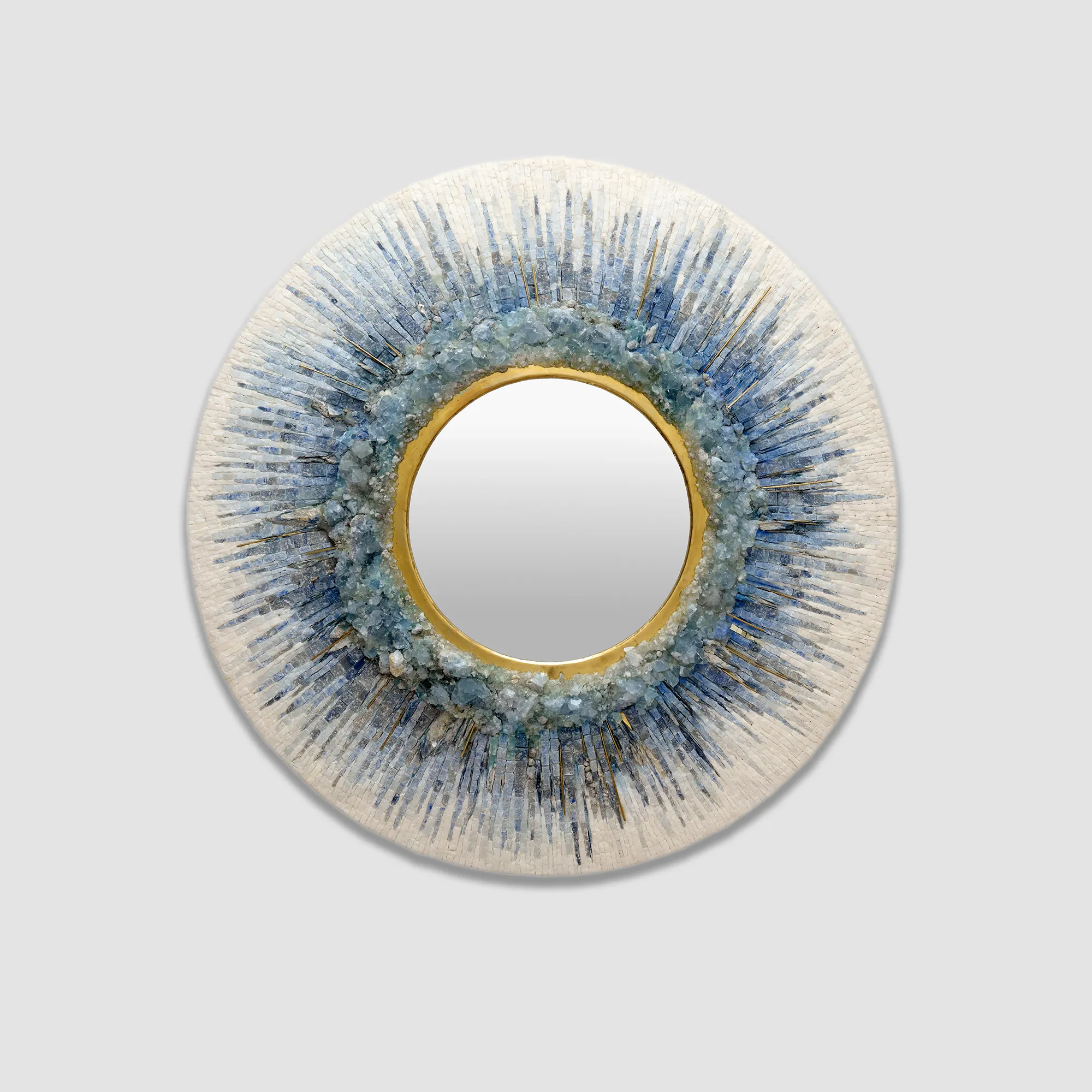 Béatrice Serre, Blue Sun Mirror, 2024
