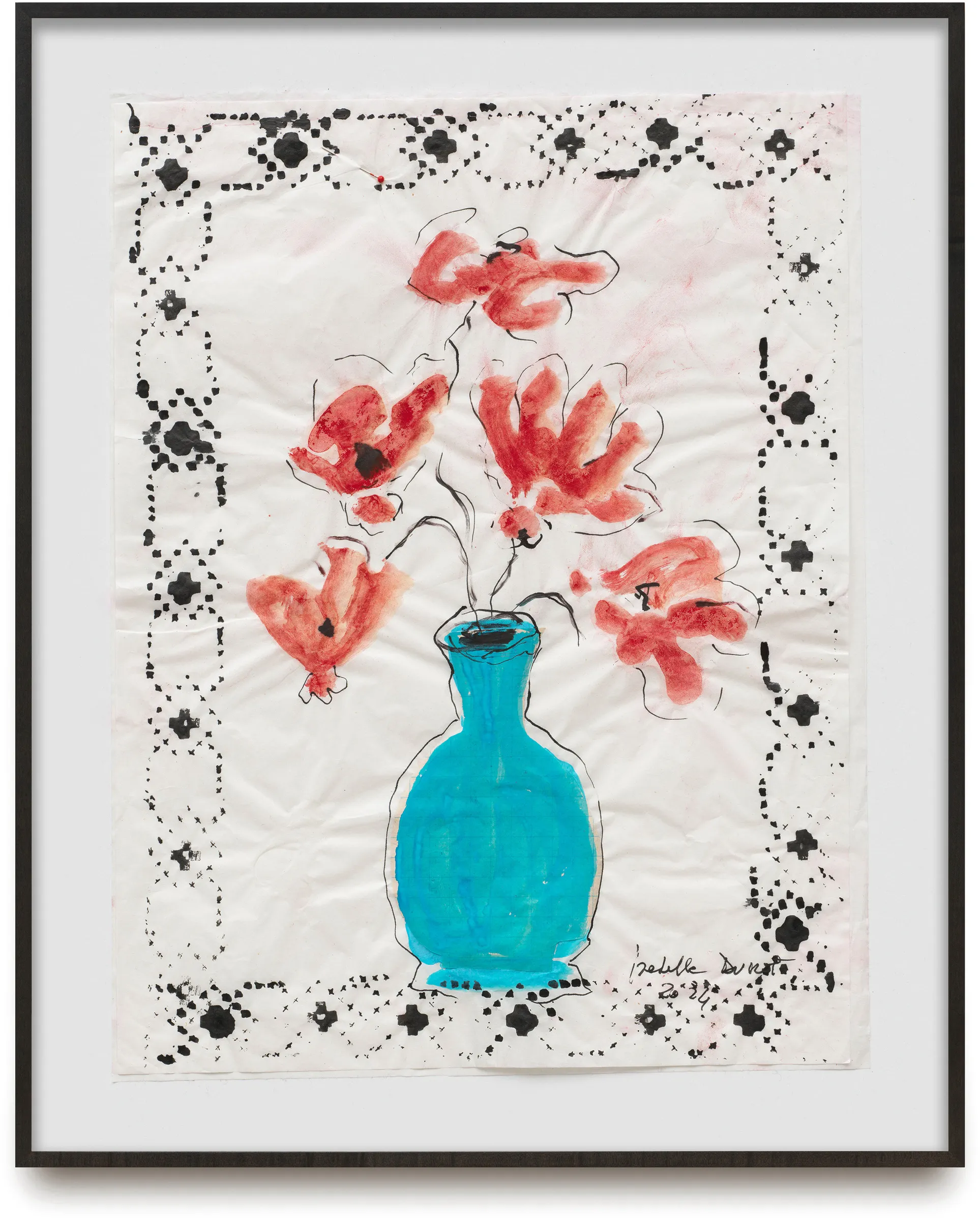 Isabella Ducrot, Trembling Red Flowers VI, 2024