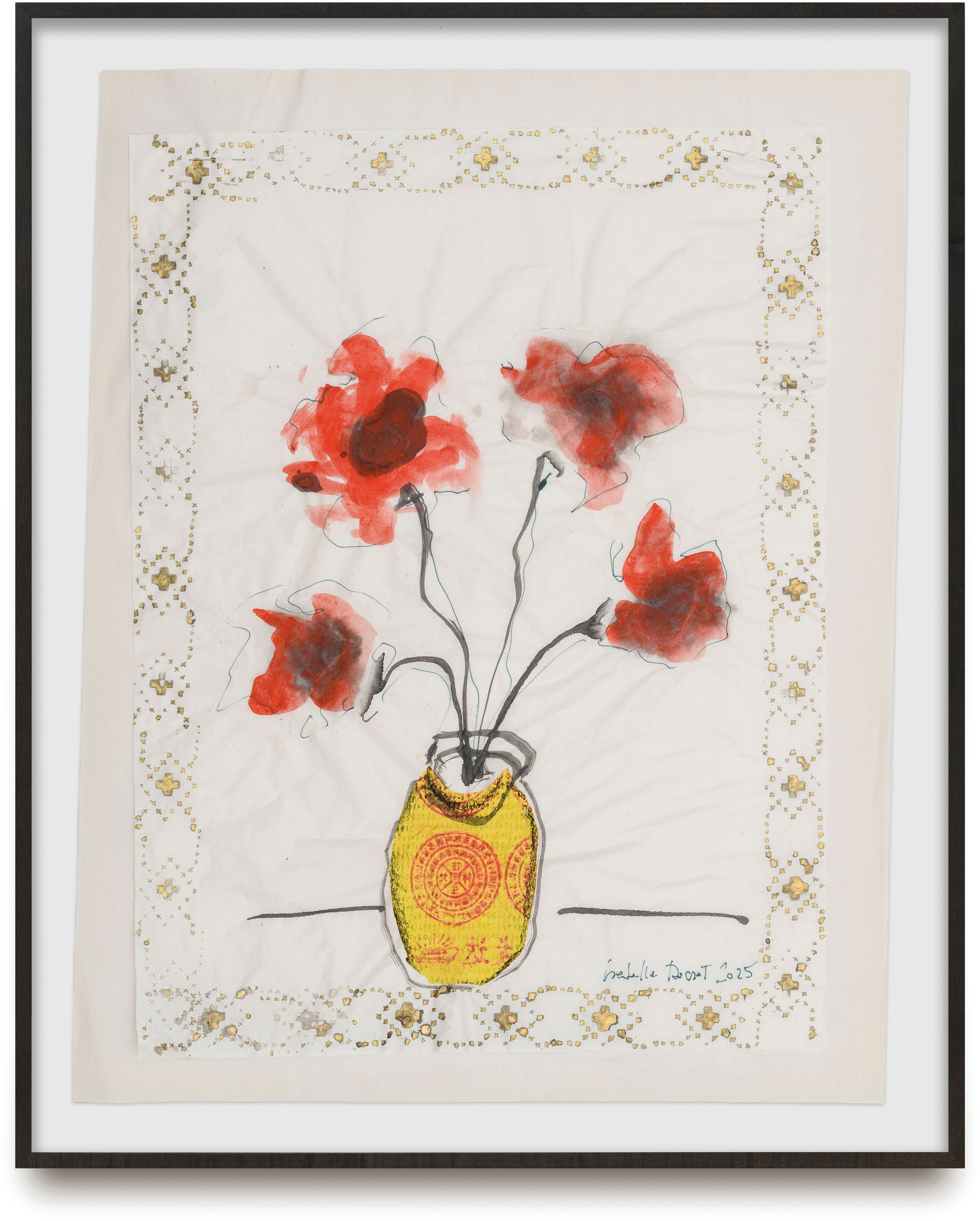 Isabella Ducrot, Red flowers, 2025