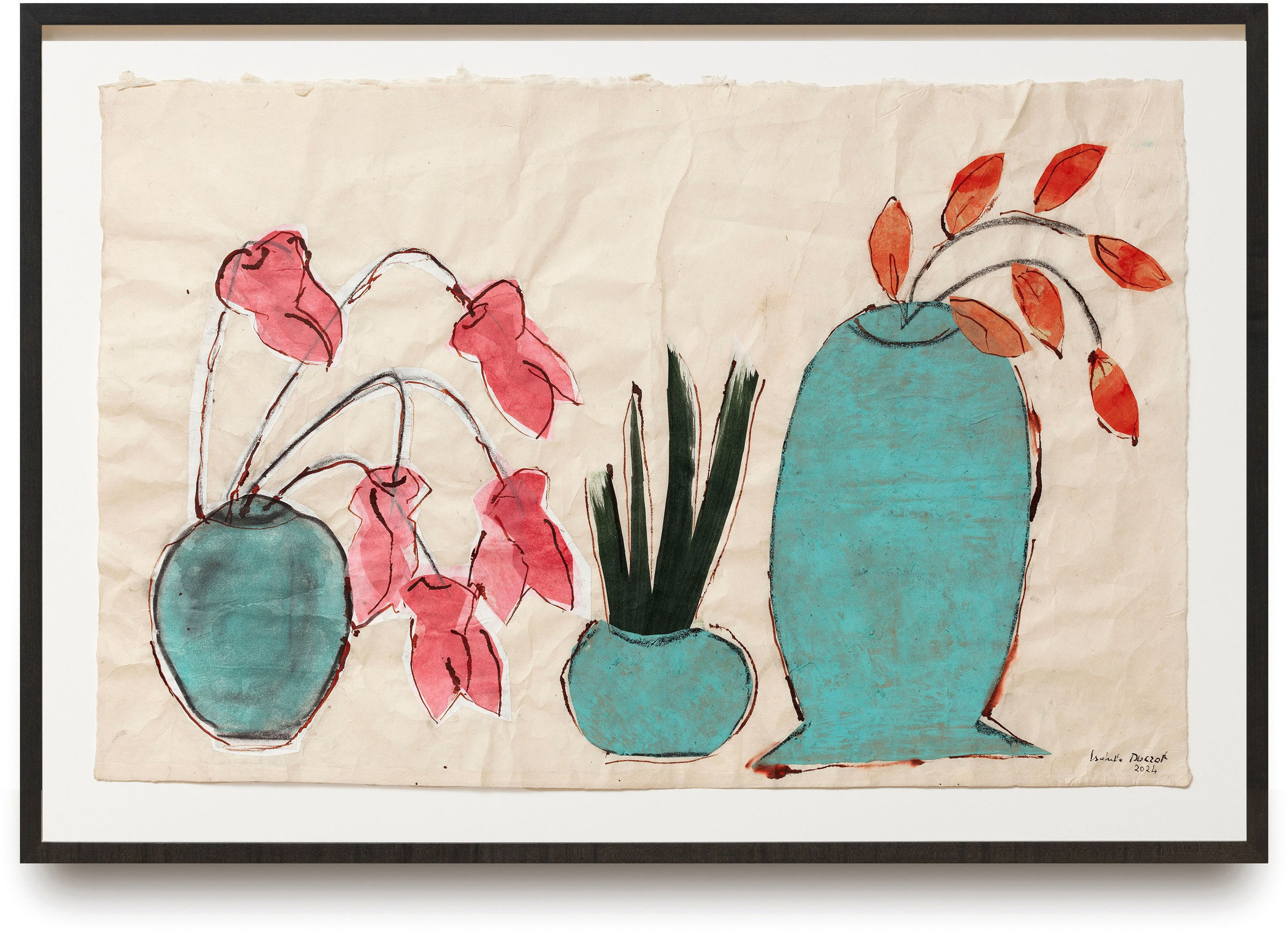 Isabella Ducrot, Turquoise Pots, 2024