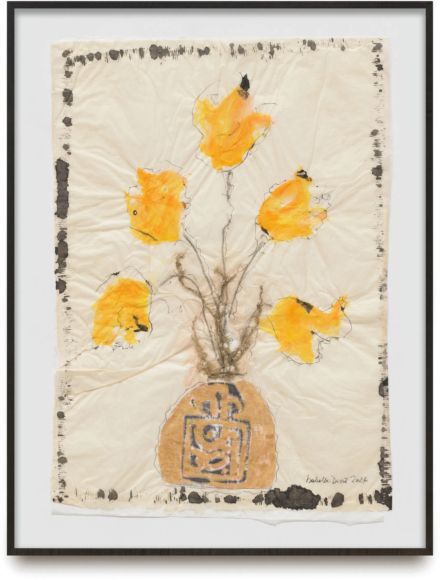 Isabella Ducrot, Trembling Yellow Flowers, 2024