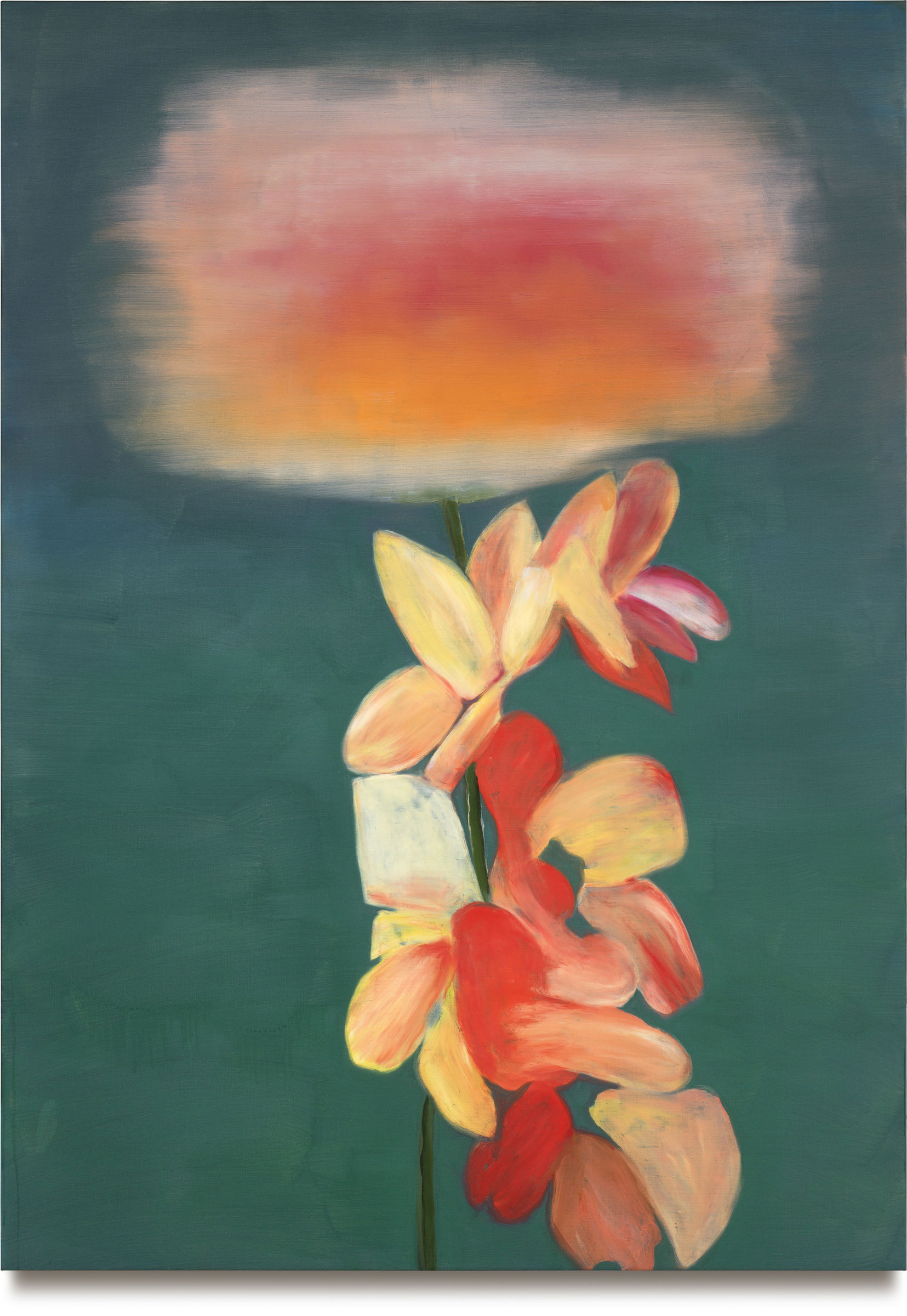 Ross Bleckner, Face to the Sun, 2024