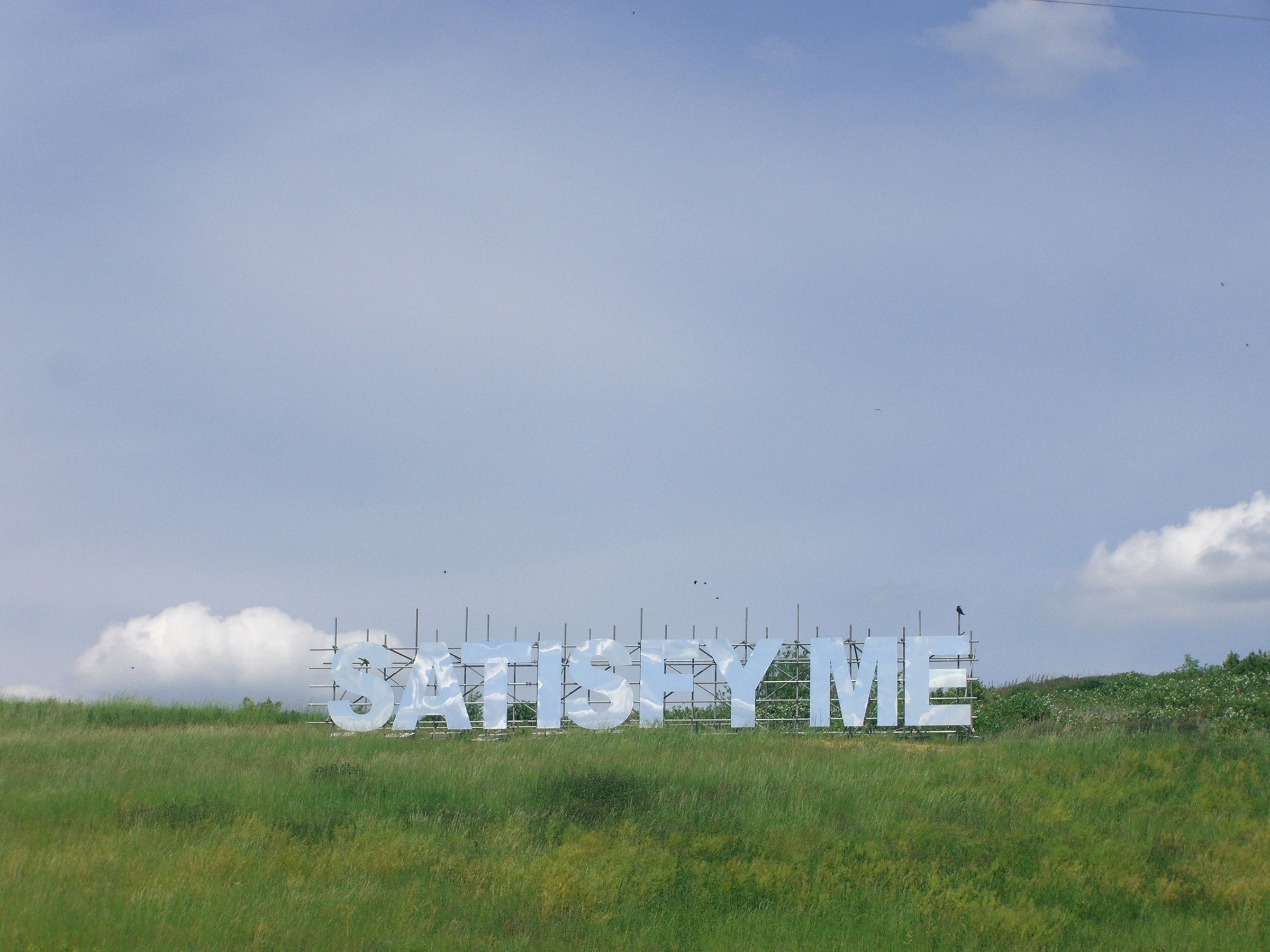 Monica Bonvicini, Satisfy Me (big), 2010