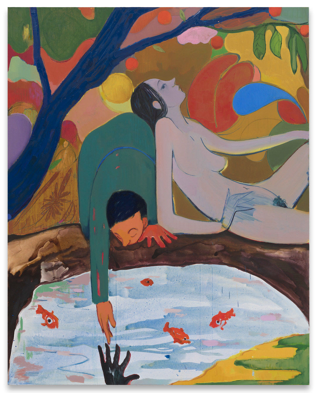 Sanya Kantarovsky, Wet Hands, 2015