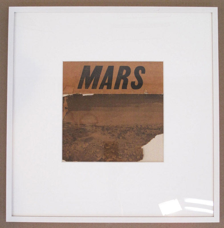 Troy Brauntuch Mars, 1977 Cardboard and paper 55.7 x 54.5 cm / 21.92 x 21.45 inches