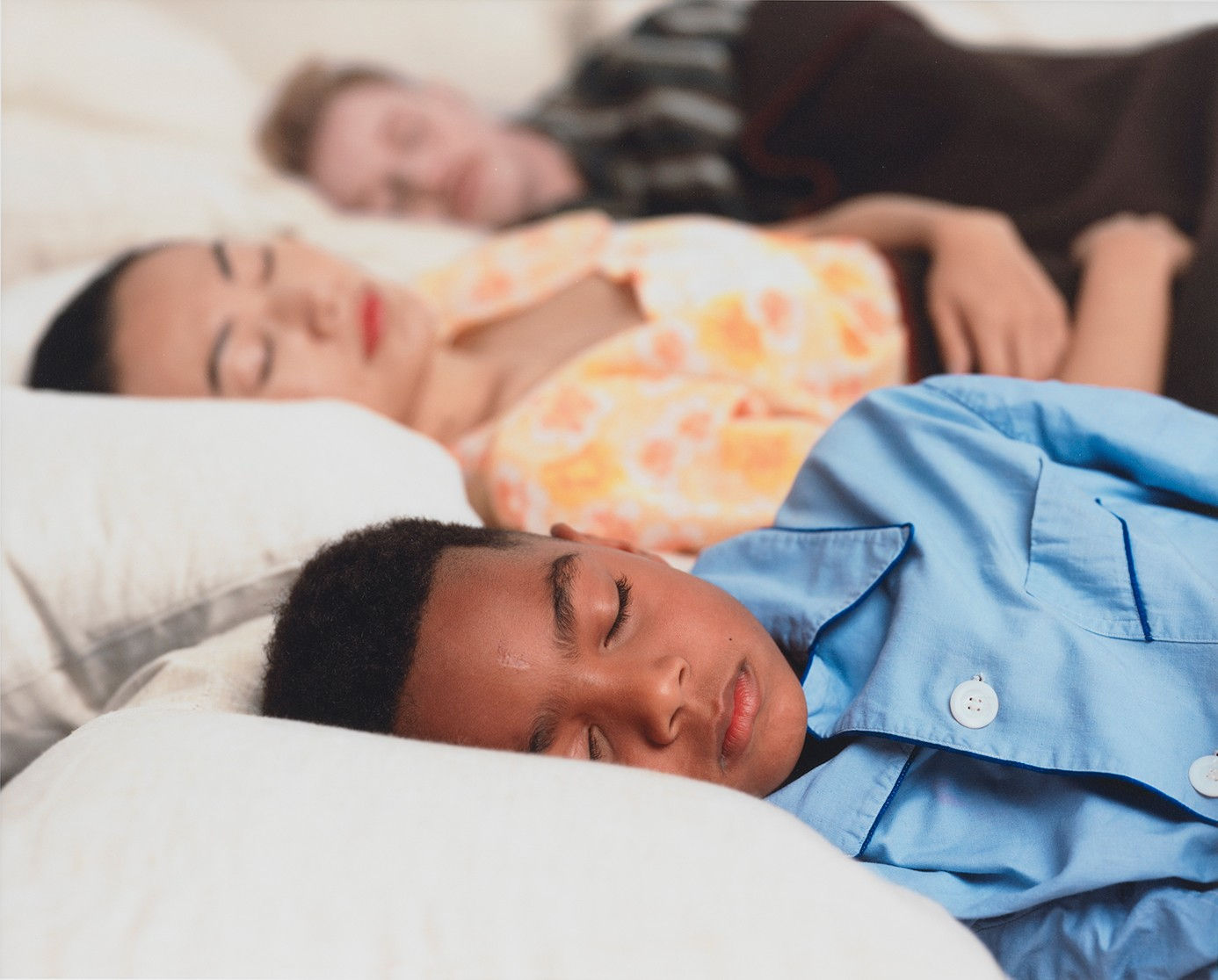 Christopher Williams, Model No. 2745 (Son) Distance to lens: 105.5 cm Garment label: HANOI TOCONTAP VIETNAM 48 Model No. 1542 (Mother) Distance to lens: 159 cm Garment label: VEB Wäschekonfektion m94 Obercrinitz 40° Model No. 1316 (Father) Distance to lens: 231 cm Garment labe, 2020