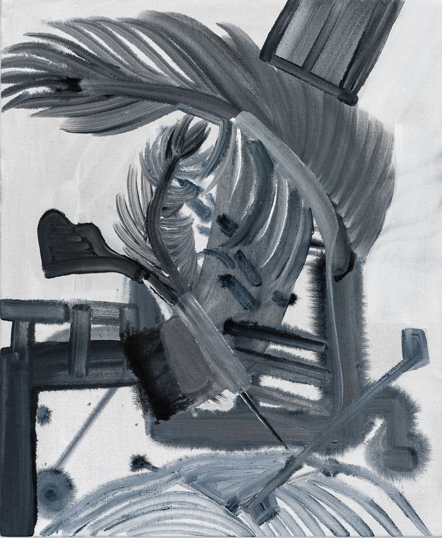 Tobias Pils, Untitled (palms), 2016