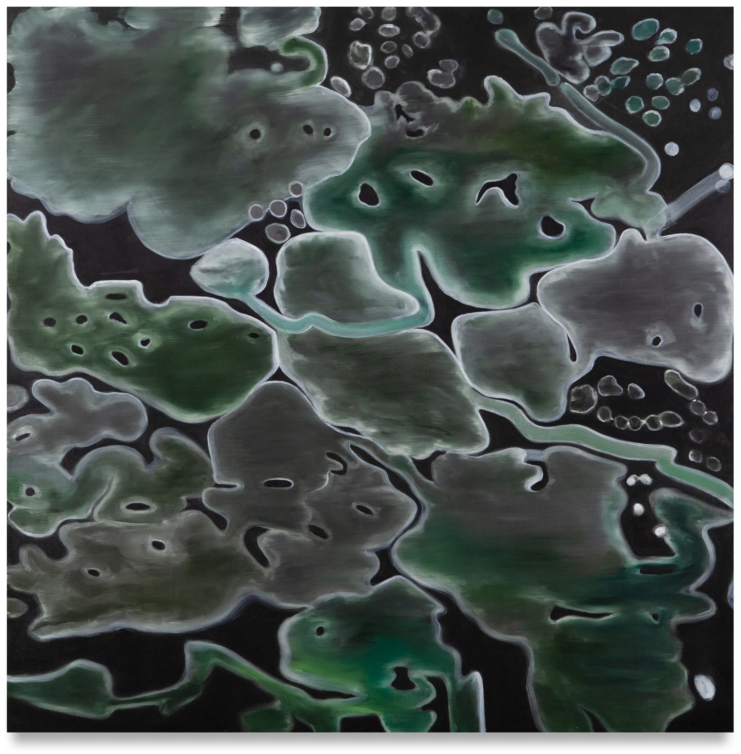 Ross Bleckner, Around Anyone, 2025