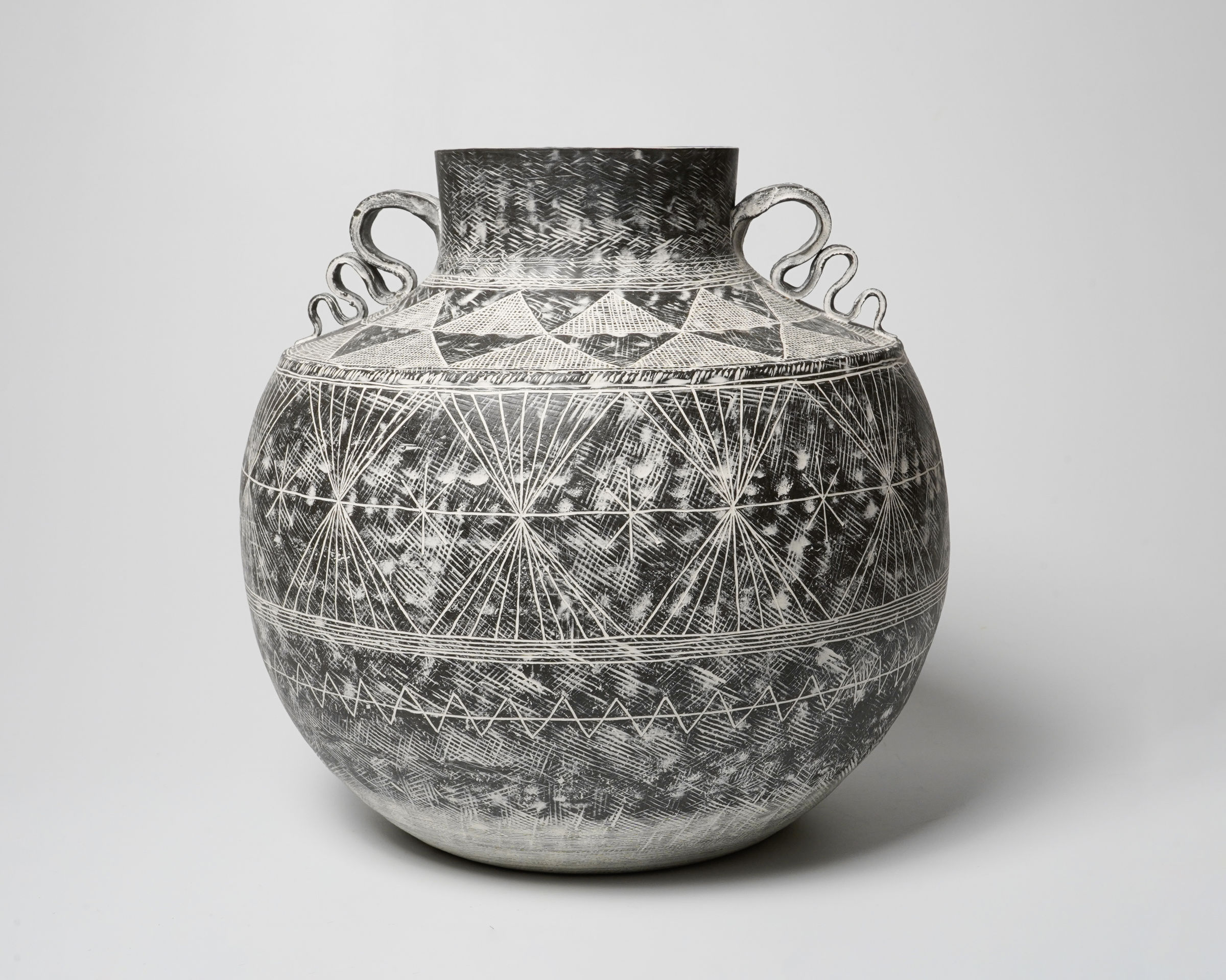 Yasuhara Kimei 安原喜明, Flower Large Vase 花生炻器| Dai Ichi Arts