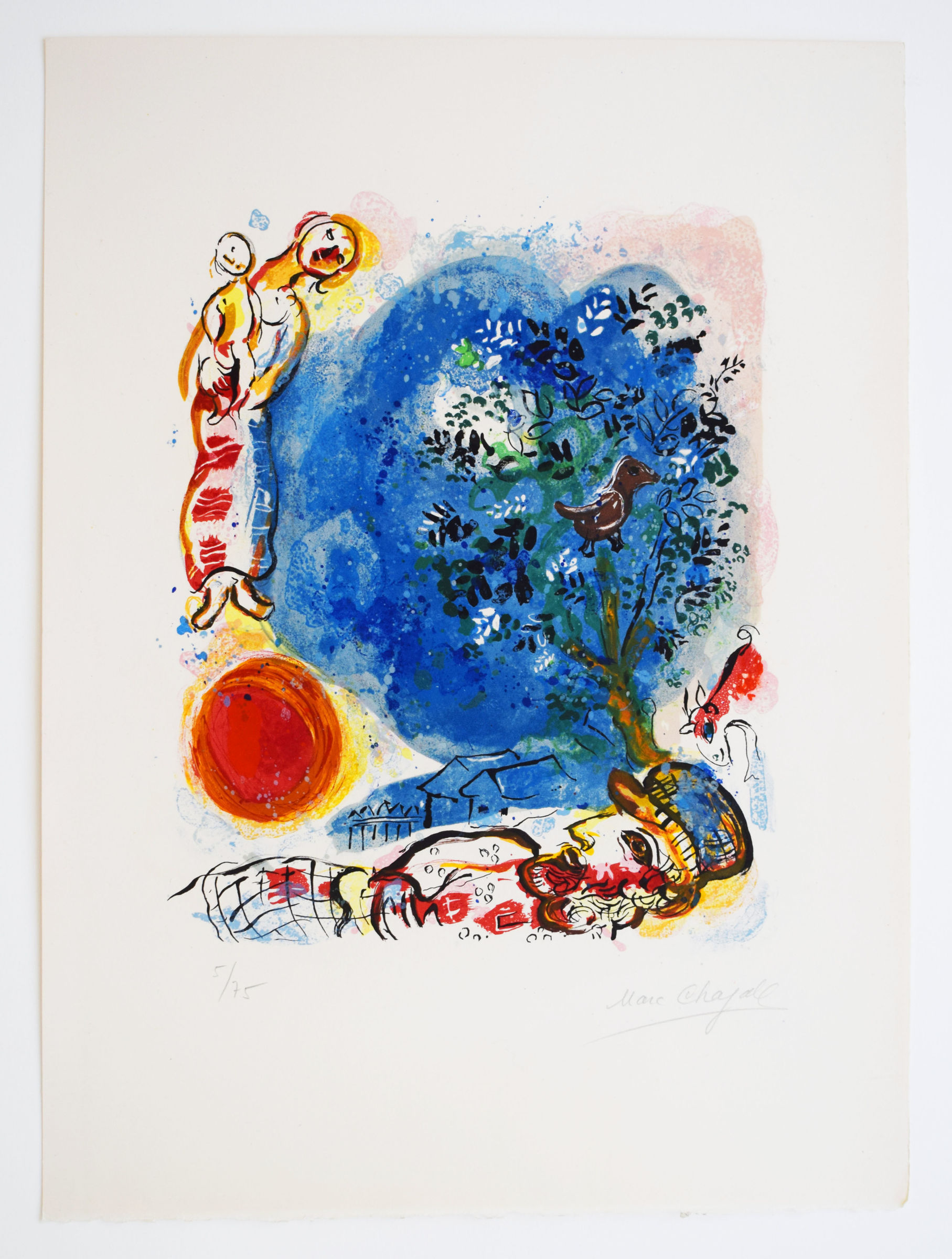 MARC CHAGALL, Peasant | Le paysan, 1961 | Gildens Art Gallery