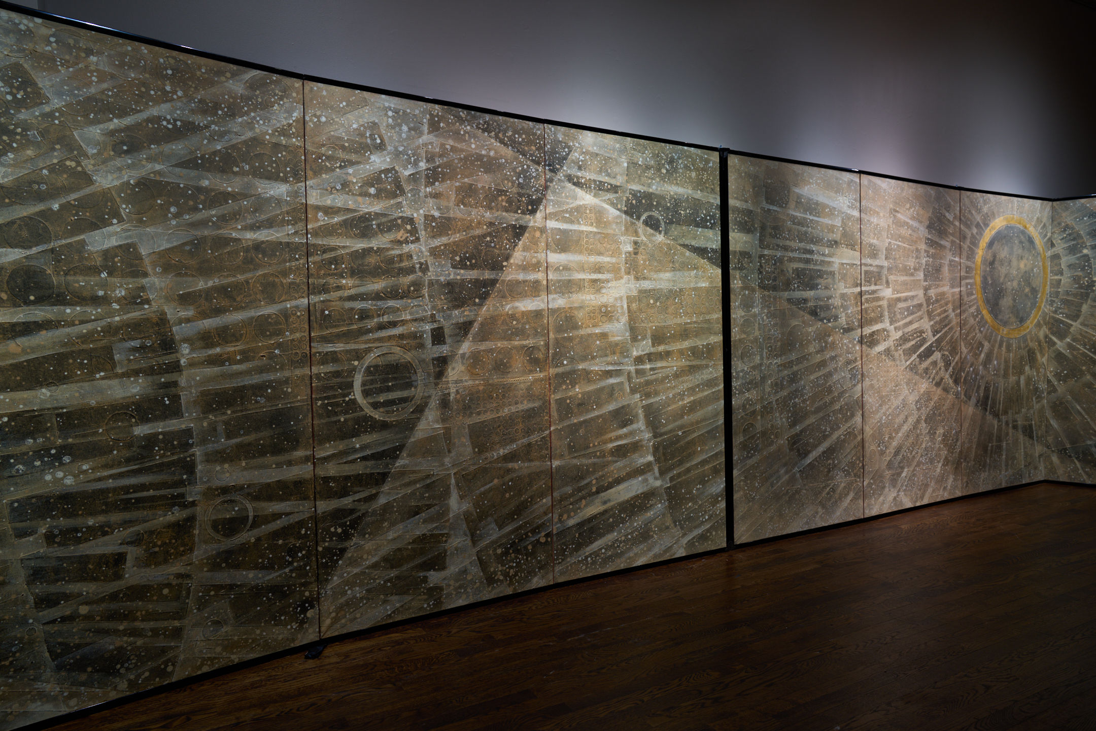 Ken Matsubara, One Sound in the Air - 宙ー音 (2panel), 1994