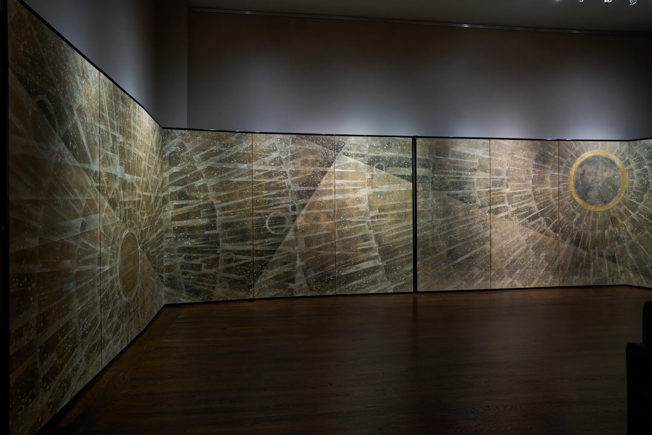 Ken Matsubara, One Sound in the Air - 宙ー音 (2panel), 1994