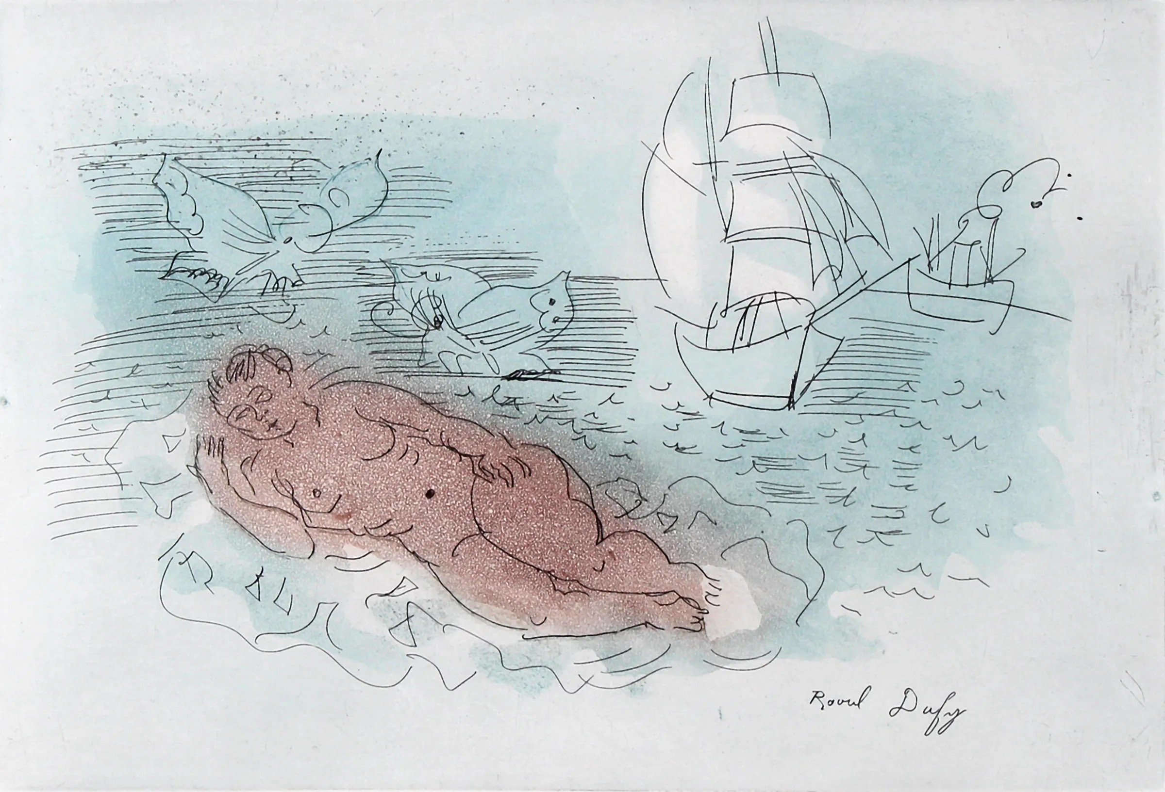 Raoul Dufy, Baigneuse, n.d. | Matthews Gallery