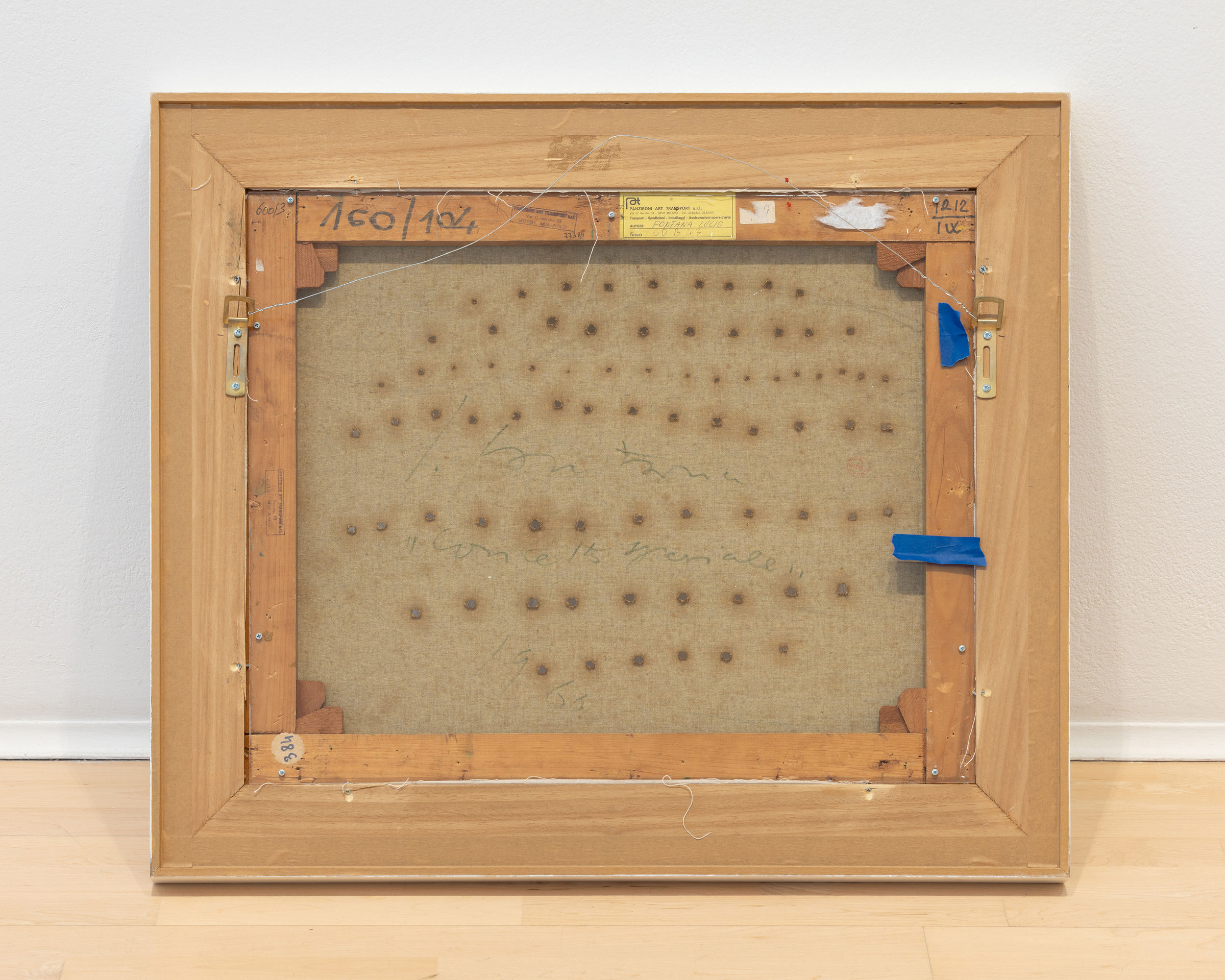 Lucio Fontana, Concetto Spaziale, 1960 | The Mayor Gallery