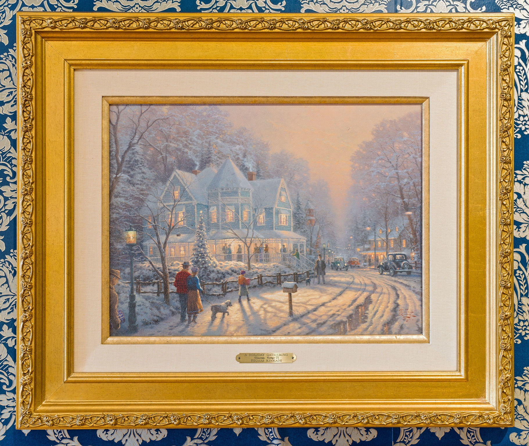 Thomas Kinkade, A Holiday Gathering, 1998 | McLennon Pen Co. Gallery