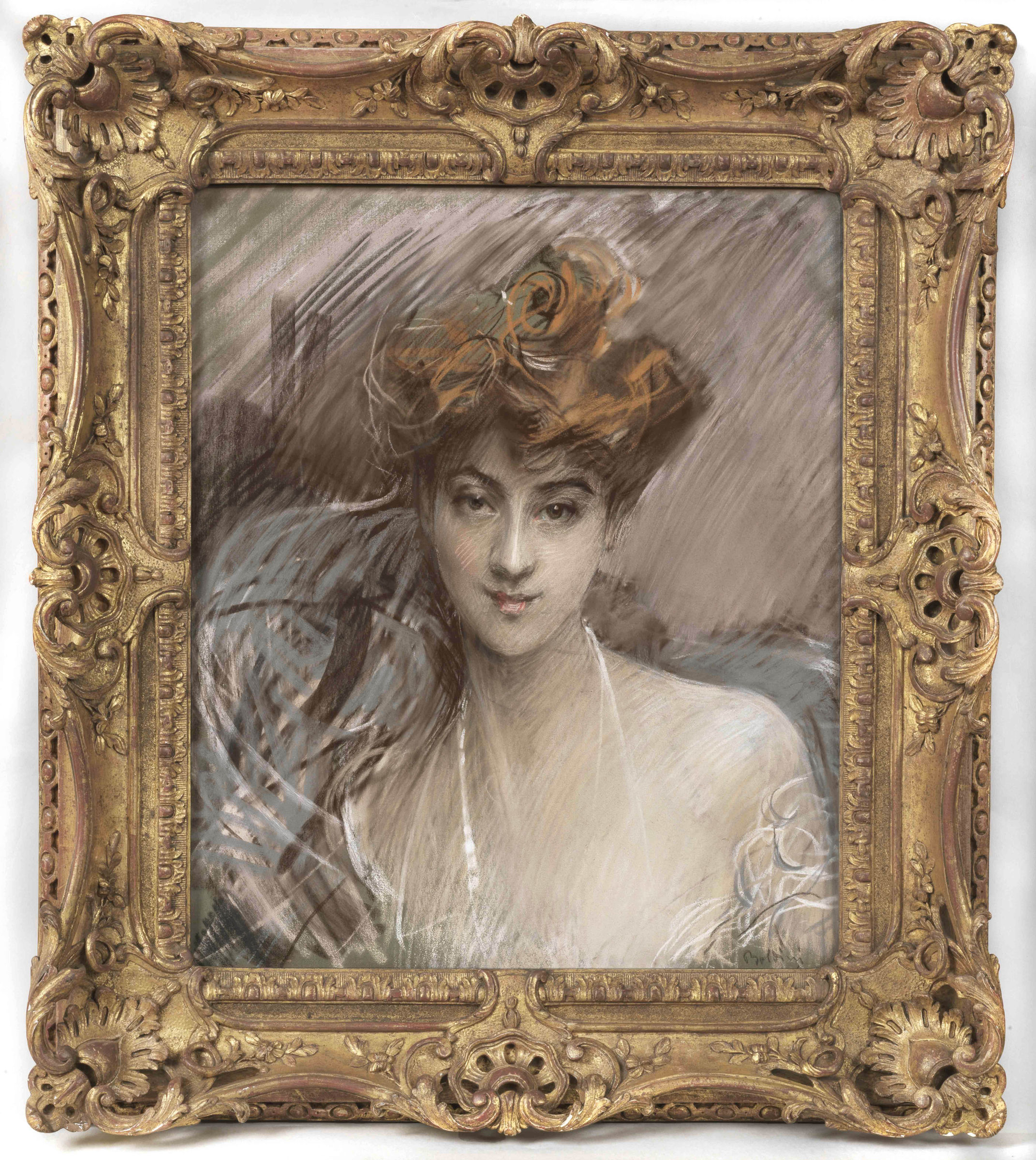 GIOVANNI BOLDINI, Portrait of Mme. Lucie Gérard, c. 1890