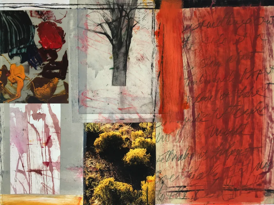 The workshop covers a wide range of techniques in the monotype process and continues with chine collé/collage and the integration of the Solarplate intaglio process. Working with Akua non toxic waterbased inks participants of all levels of experience will be encouraged to pursue their artistic vision using monotype and Solarplate as mark making tools in combination with whatever other techniques are efficient and available. The notion of the "artist as an inventor" will be stressed and the open-ended approach will lead to limitless opportunities. All inks, in studio supplies, one 8x10 Solarplate and 5 sheets of Arches 88 paper are included (additional Solarplates and paper are available for purchase). A suggested materials list will be sent as it gets closer. With numerous demonstrations, the interspersing of art making philosophies, extended open studio time and highly recommended day trips this program will be an intensive, information packed, enriching experience.