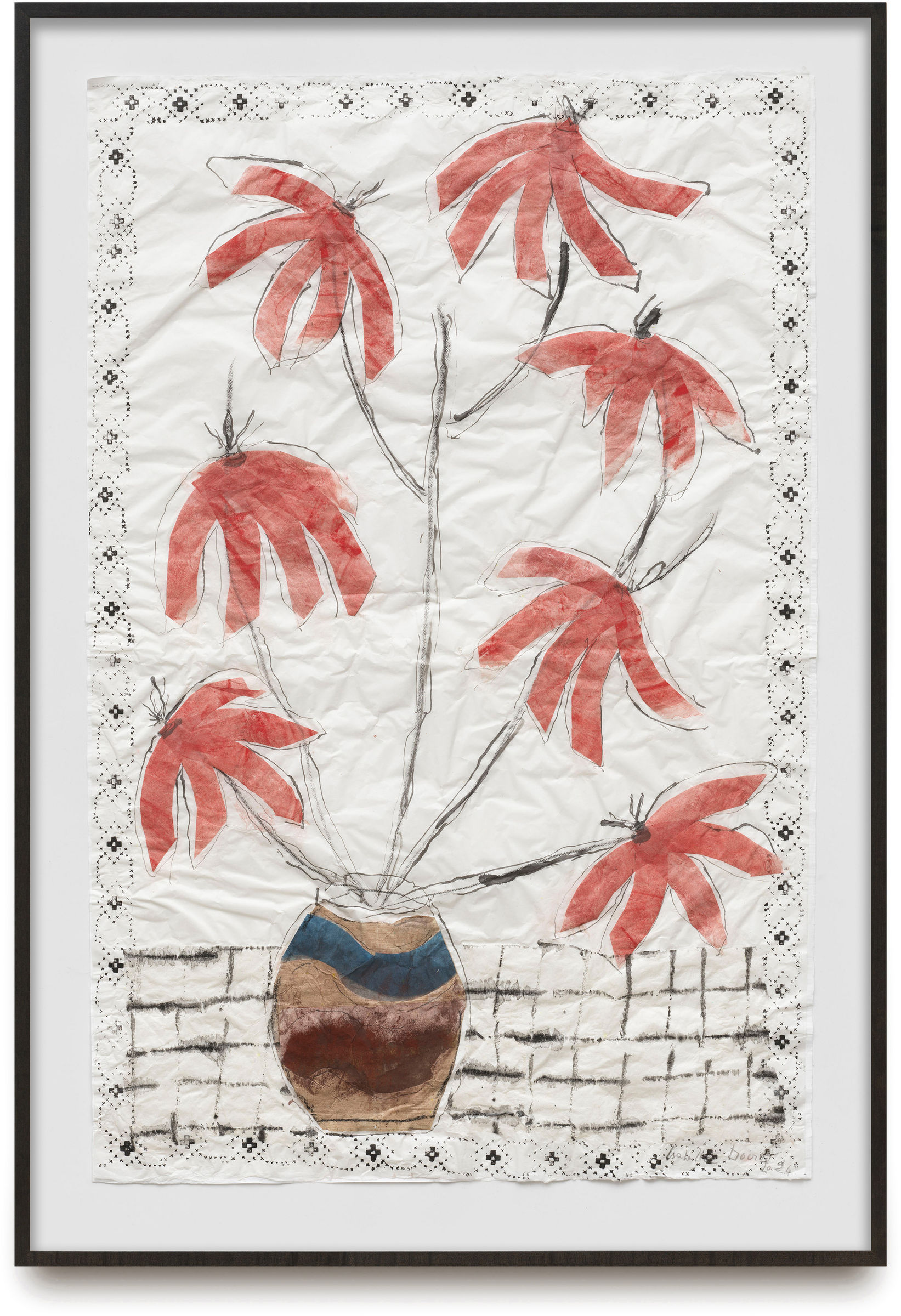 Isabella Ducrot, Red Flowers, 2024