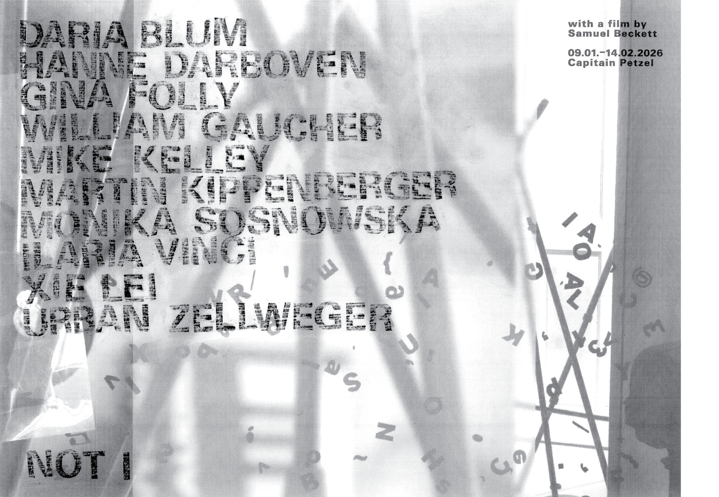 非我, Opening Friday, 9 January 2026, 6 – 8 pm