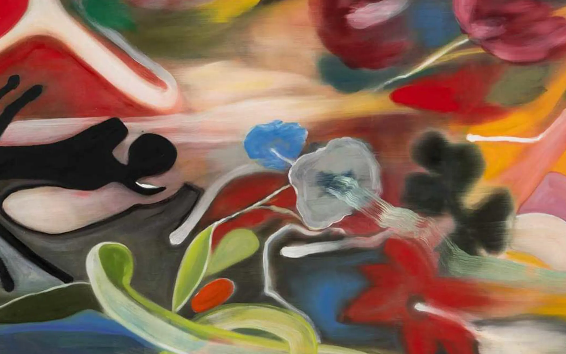 Ross Bleckner, Eclipse, 2025. Oil on linen. Courtesy of the artist and Petzel, New York. Ph: Jason Mandella