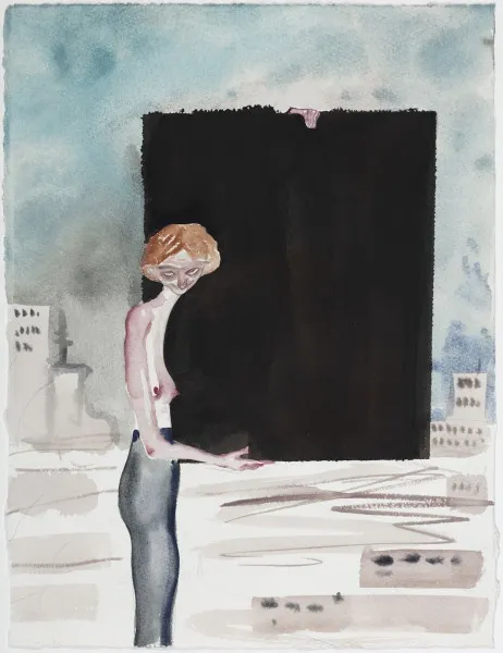 桑亚&middot;康塔洛夫斯基1982年出生于莫斯科，现居纽约。他的艺术作品多是跨媒介的。绘画是康塔洛夫斯基艺术创作的主要的形式，除此之外他还在雕塑和动画领域颇有建树，并对策展也情有独钟。 他的画面中总是充满了即诙谐幽默又阴森诡异的气氛和叙事。他的主题有时很微妙，有时又很令人厌恶。他的画面中有关描绘情欲的场景夹杂着荒诞的幽默，甚至是一抹浅浅的猥琐，以至于让观者也产生了一种私密行为被窥探的不适感。