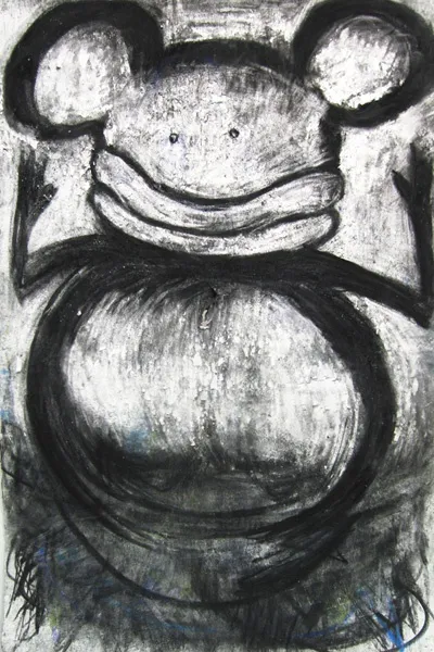 她篇幅巨大，且咄咄逼人的布面画作黑白极度分明，蕴涵着一种野性的，粗旷的原始生命力。她笔下的形象残缺不全，往往画得比原大要大得多。它们充满着无限的爆发力，同时以轻蔑的神情俯视观众。在表现力方面彭萨托采取了一种夸张的抽象表现主义手法，用大胆的线性笔触和狂野的泼彩技巧将颜料分层。她的油画，以及她在摄影、绘画和雕塑方面的探索，揭示了潜藏在对流行图像崇拜中的黑暗面。