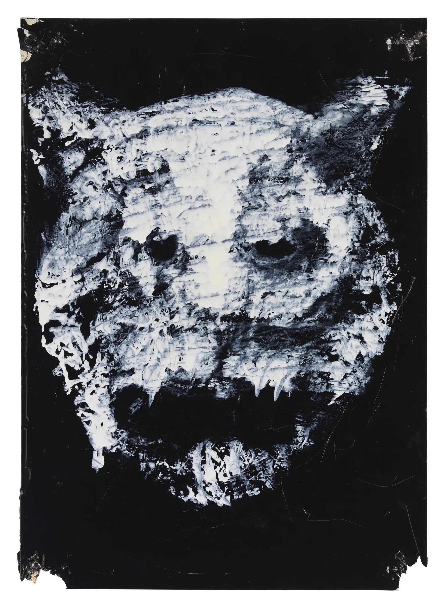 她篇幅巨大，且咄咄逼人的布面画作黑白极度分明，蕴涵着一种野性的，粗旷的原始生命力。她笔下的形象残缺不全，往往画得比原大要大得多。它们充满着无限的爆发力，同时以轻蔑的神情俯视观众。在表现力方面彭萨托采取了一种夸张的抽象表现主义手法，用大胆的线性笔触和狂野的泼彩技巧将颜料分层。她的油画，以及她在摄影、绘画和雕塑方面的探索，揭示了潜藏在对流行图像崇拜中的黑暗面。