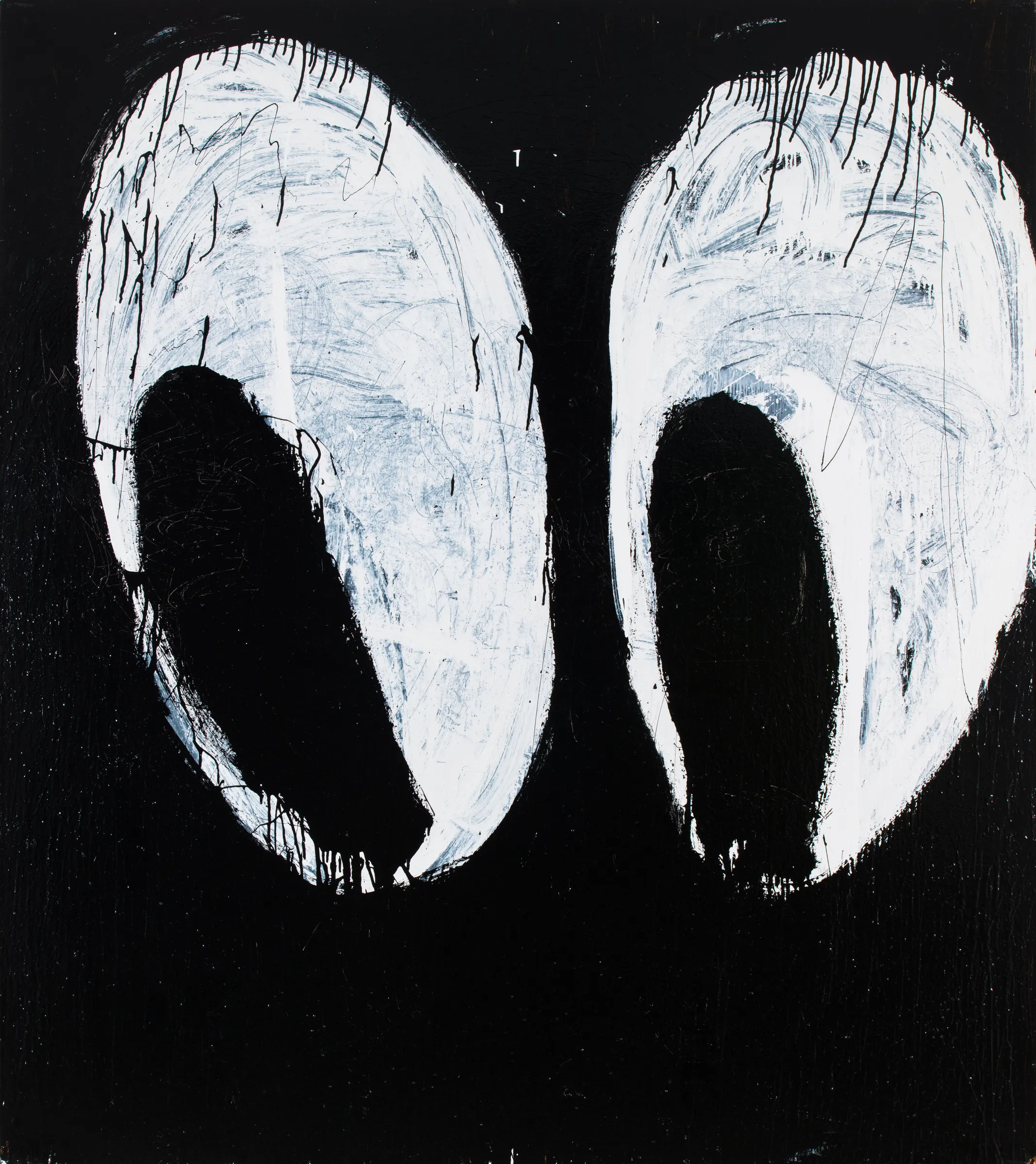 她篇幅巨大，且咄咄逼人的布面画作黑白极度分明，蕴涵着一种野性的，粗旷的原始生命力。她笔下的形象残缺不全，往往画得比原大要大得多。它们充满着无限的爆发力，同时以轻蔑的神情俯视观众。在表现力方面彭萨托采取了一种夸张的抽象表现主义手法，用大胆的线性笔触和狂野的泼彩技巧将颜料分层。她的油画，以及她在摄影、绘画和雕塑方面的探索，揭示了潜藏在对流行图像崇拜中的黑暗面。