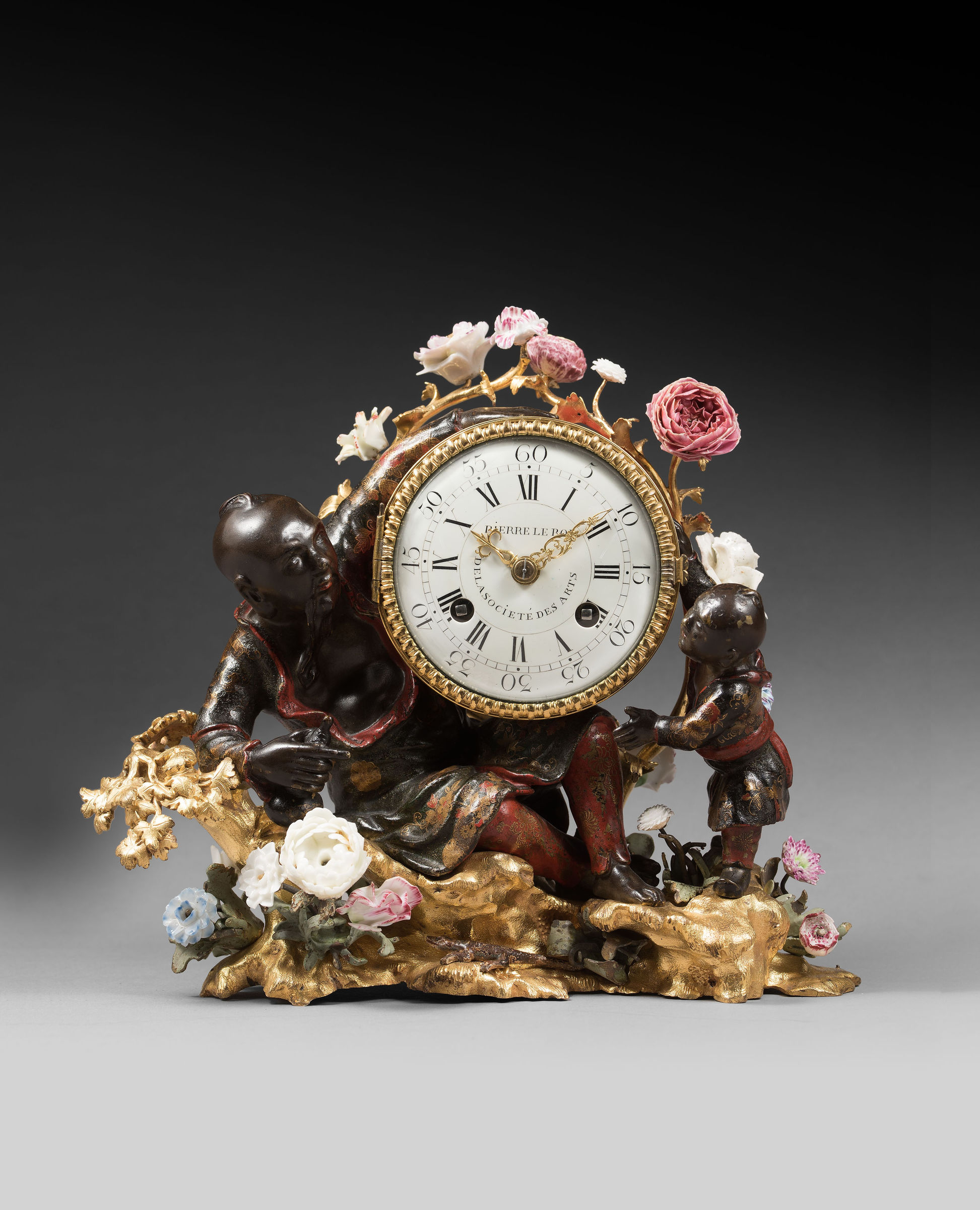 Pierre II Le Roy , A Louis XV mantel clock by Pierre II Le Roy