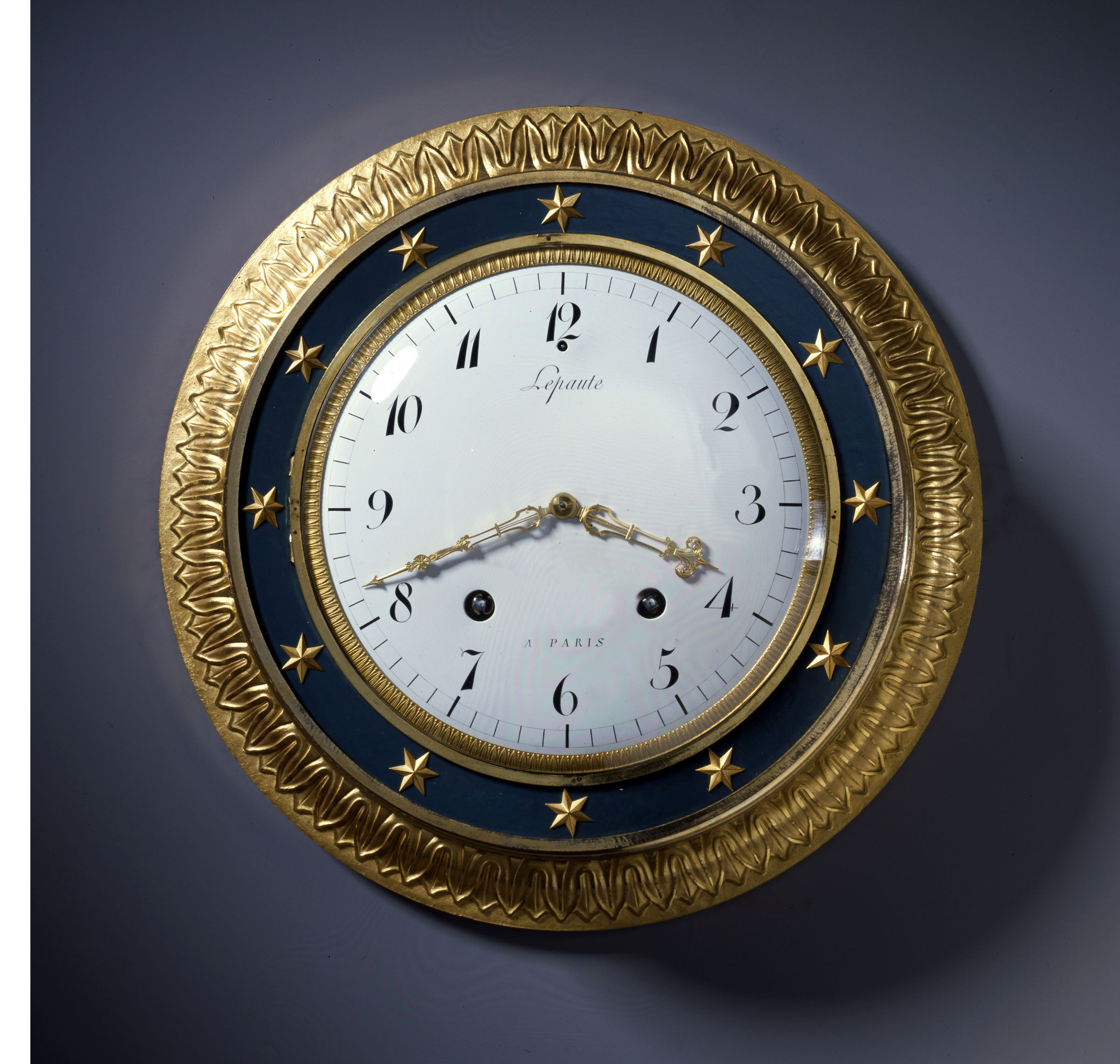 Pierre-Basile Lepaute, An Empire Oeil de Boeuf cartel clock, by