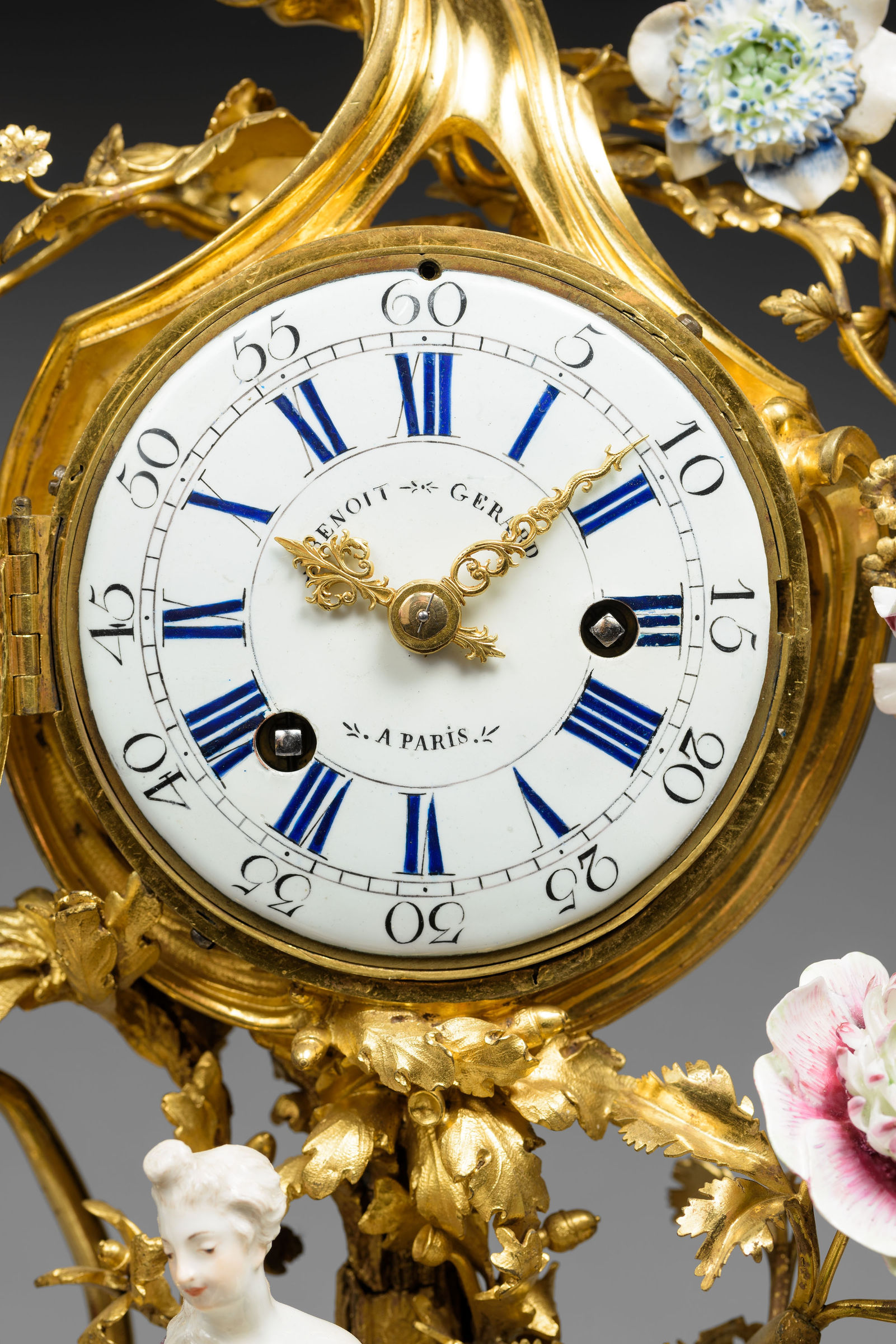 Gérard Benoît , A Louis XV mantel clock “Europa and the Bull” by