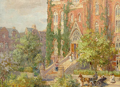 COLIN CAMPBELL COOPER (1856-1937), Hunter College, c. 1910