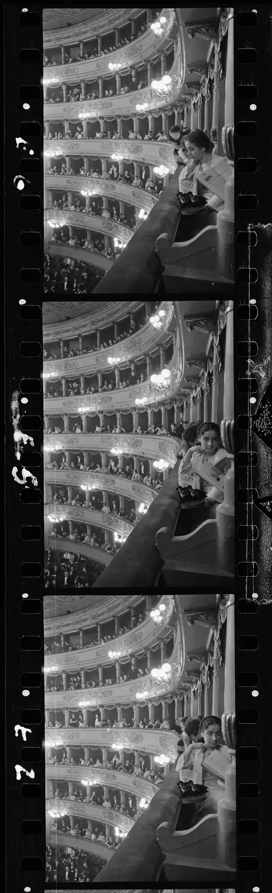 Three Frames of Premiere at La Scala, Milan