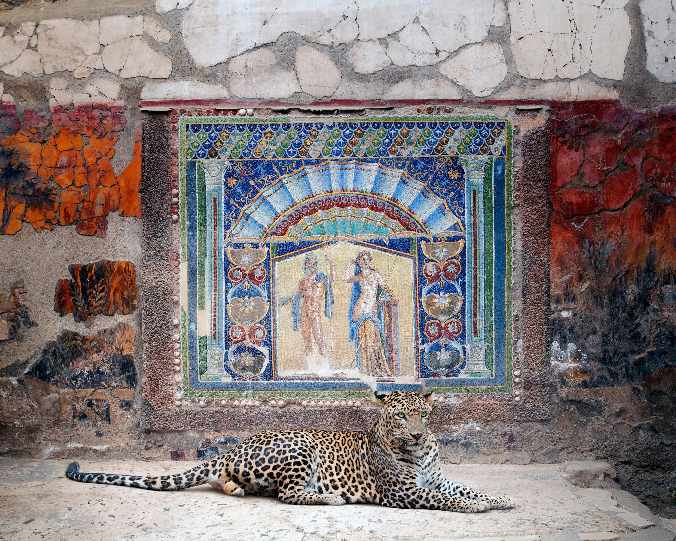 Bacchus in Attendance, House of Neptune and Amphitrite, Herculaneum