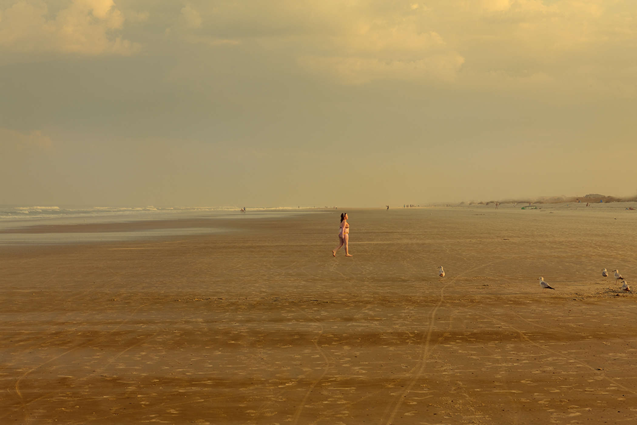 Jack Spencer, Girl on Beach, St. Augustine, FL, 2009